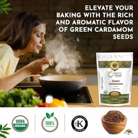 Green Cardamom Seeds Whole