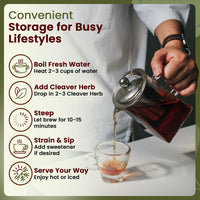 Dried Cleavers Herb Cut & Sifted