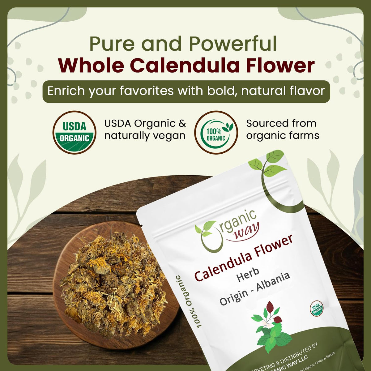 Calendula Flower Whole