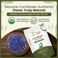 Natural Cornflower Petals Blue - Herbal Tea | Kosher Certified | Origin - Albania