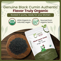 Black Cumin Seeds (Nigella Sativa) Kalonji – Whole Black Seeds - Origin - India