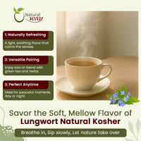 Natural Lungwort Herb Powder -  European Wild Harvest