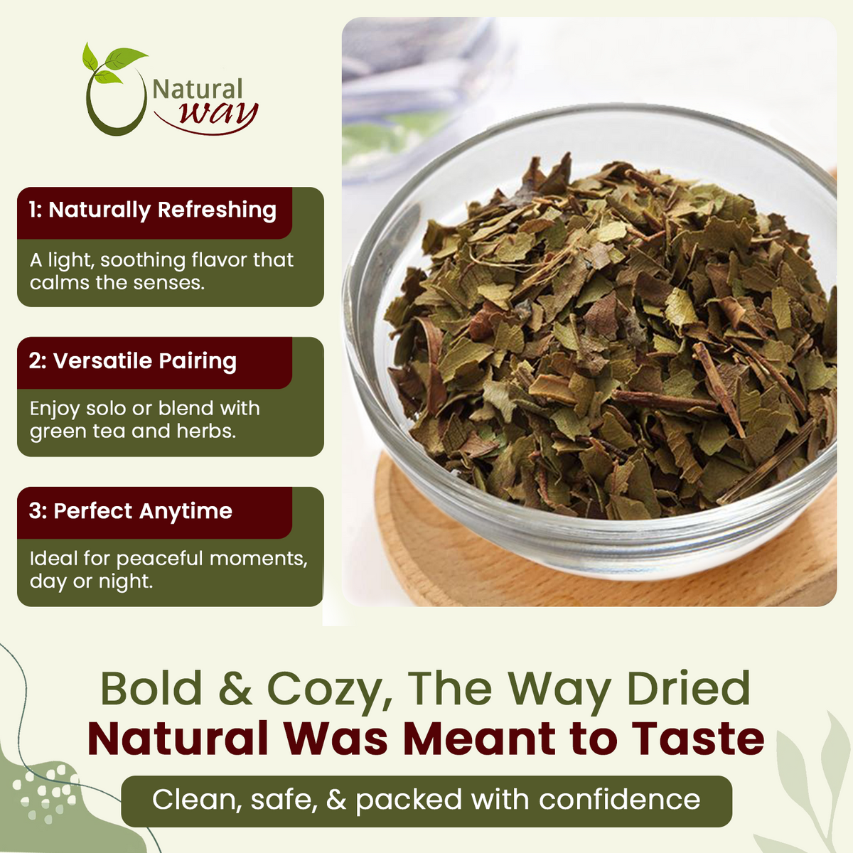 Natural Myrtle Leaf Whole, European Wild Harvest