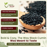 Black Cumin Seeds (Nigella Sativa) Kalonji – Whole Black Seeds - Origin - India