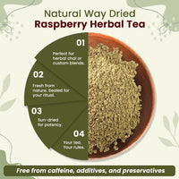 Natural Raspberry Leaf Powder -  European Wild Harvest