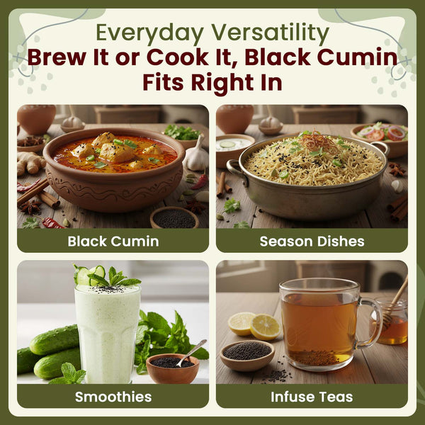 Black Cumin Seeds (Nigella Sativa) Kalonji – Whole Black Seeds - Origin - India