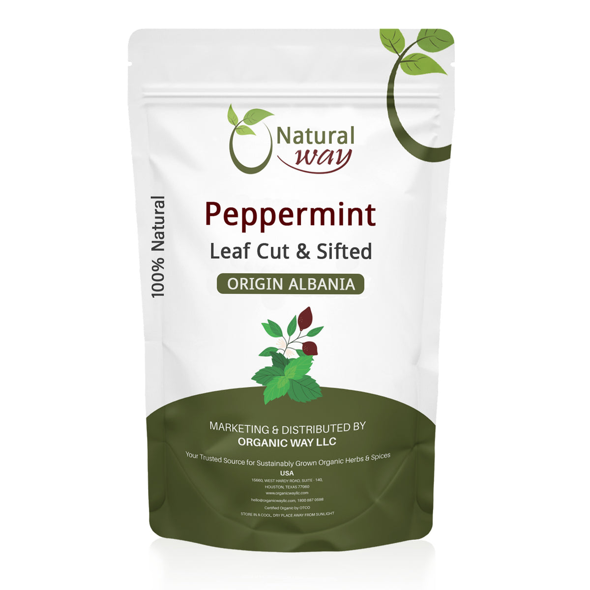 Natural Peppermint Leaf Cut & Sifted - European Wild Harvest