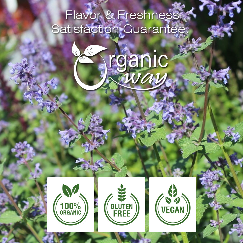 Catnip Leaf and Flower Cut & Sifted, European-Wild Harvest