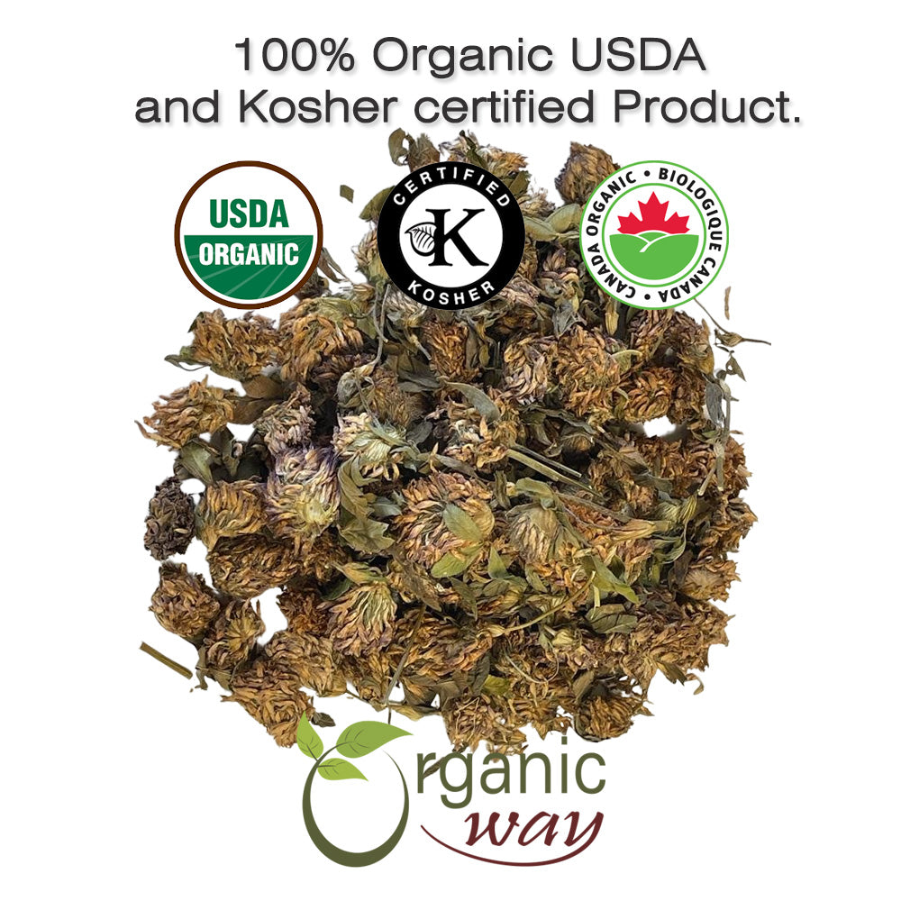 Red Clover Blossoms Dried Whole