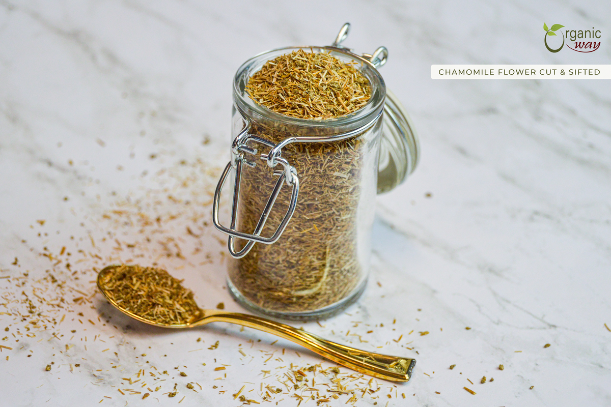 Chamomile Flowers (Cut & Sifted), European Wild Harvest