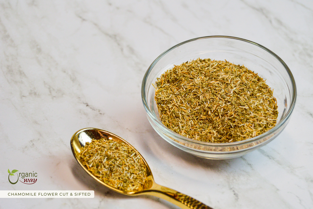 Chamomile Flowers (Cut & Sifted), European Wild Harvest
