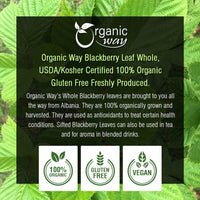 BlackBerry Leaf (Whole), European Wild Harvest