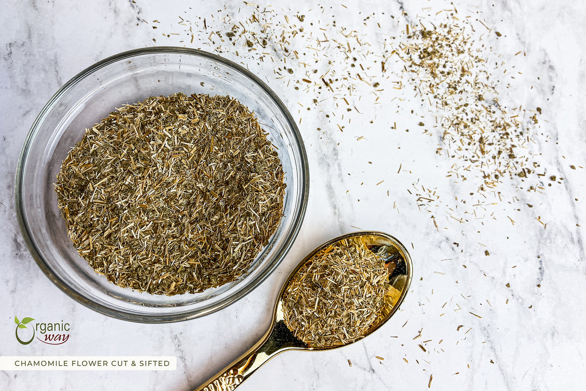 Chamomile Flowers (Cut & Sifted), European Wild Harvest