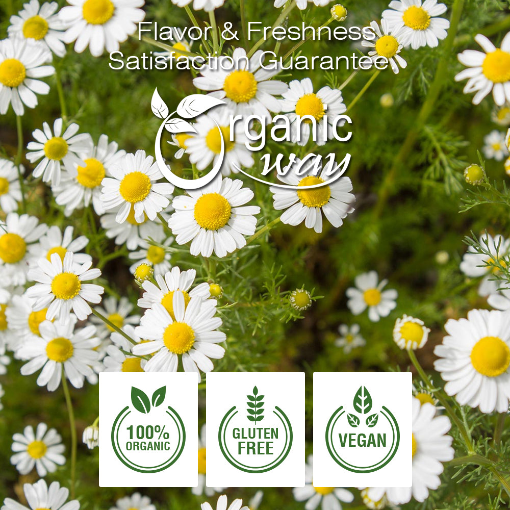 Chamomile Flower Whole, European Wild Harvest