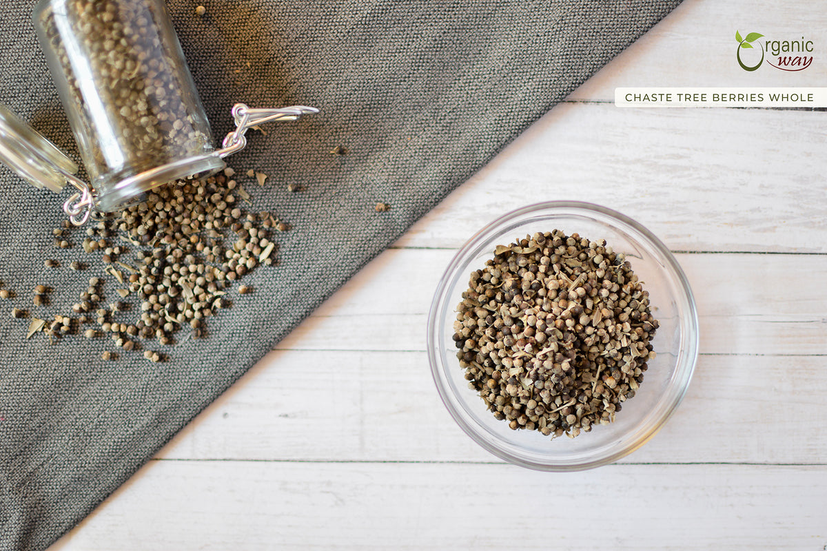Chaste Tree Berries Whole, European Wild Harvest