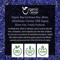 Cornflower Blue (Whole), European Wild Harvest