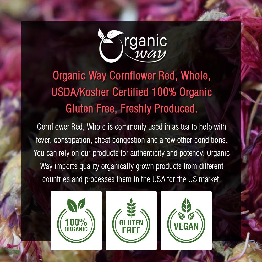 Cornflower Red (Whole), European Wild Harvest