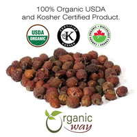 Hawthorn Berries (Cut & Sifted), European Wild Harvest