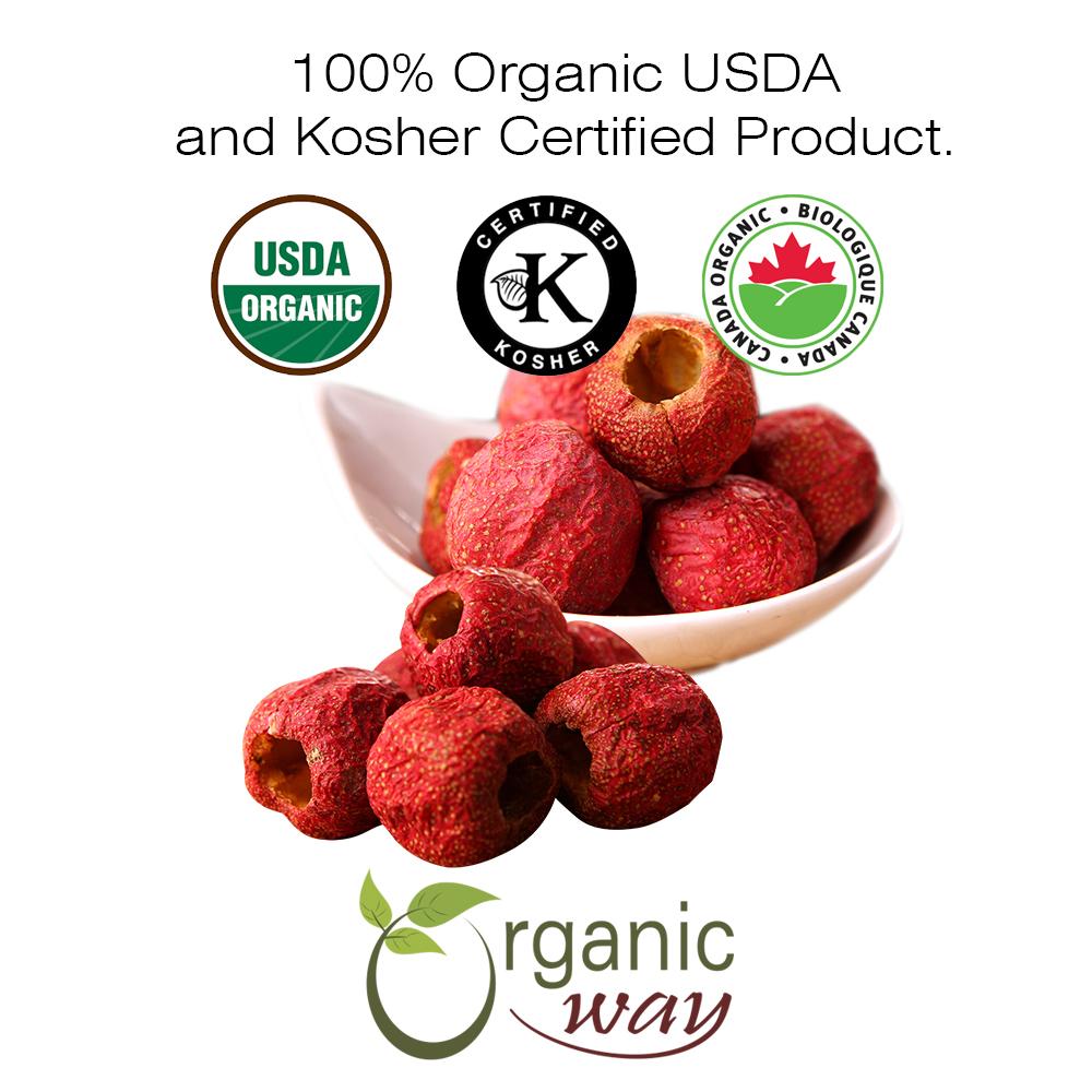 Hawthorn Berries (Whole), European Wild Harvest