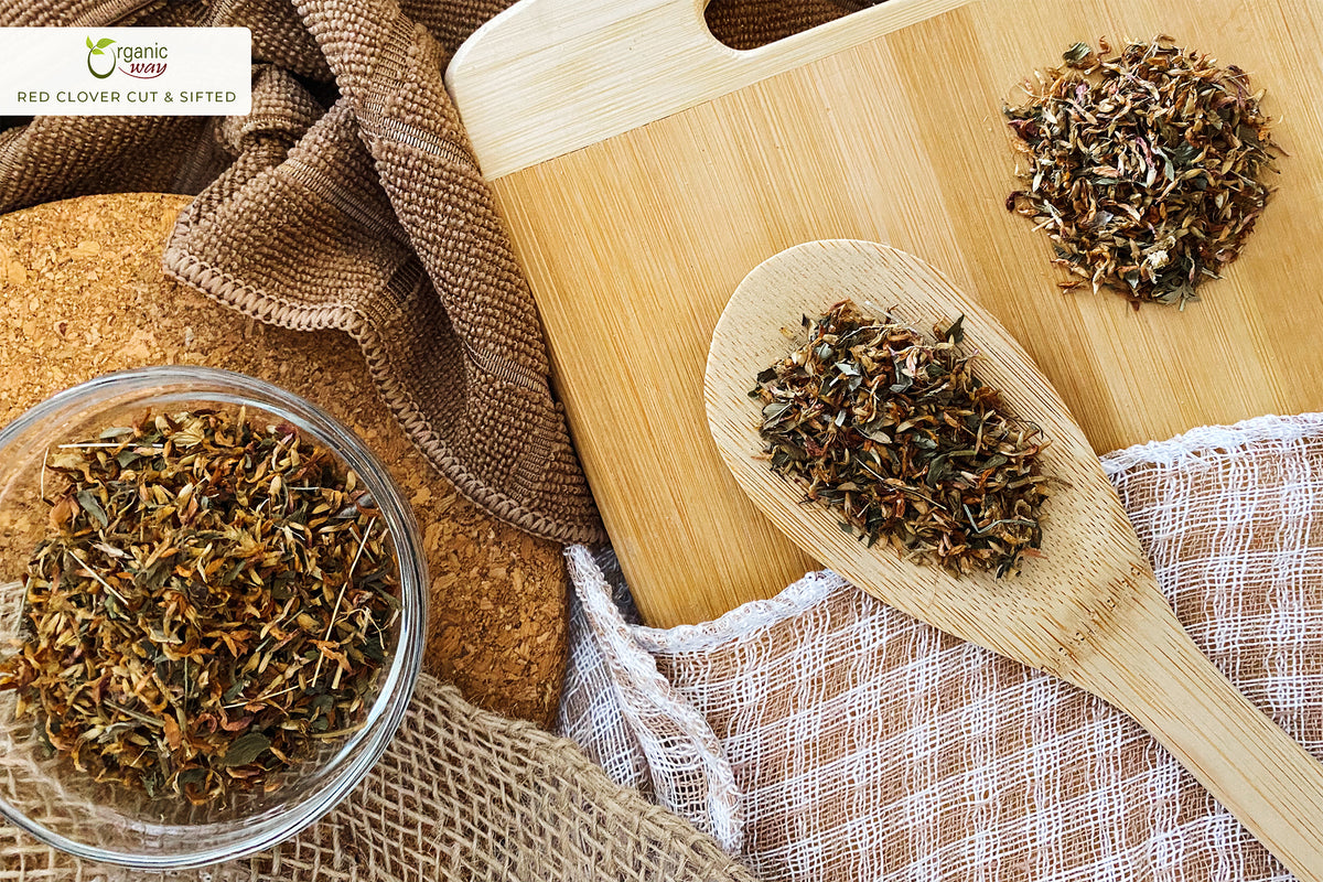 Red Clover Cut & Sifted, European Wild Harvest