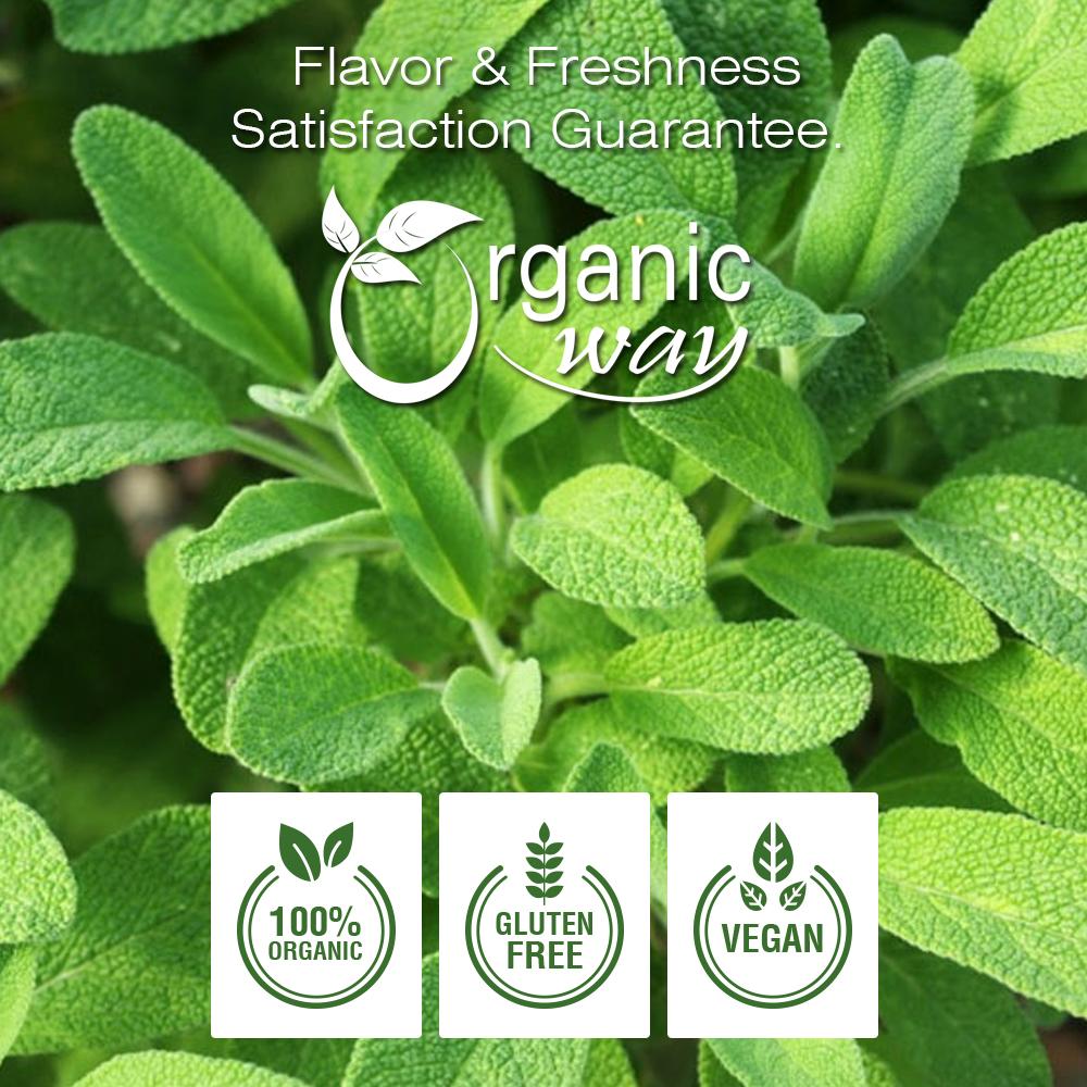 Sage Leaf (Cut & Sifted), European Wild Harvest