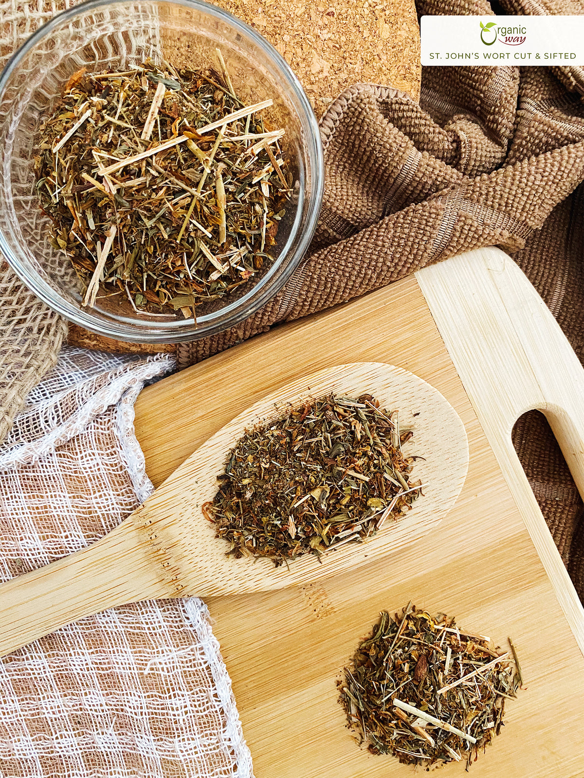 St John's Wort (Cut & Sifted), European Wild Harvest