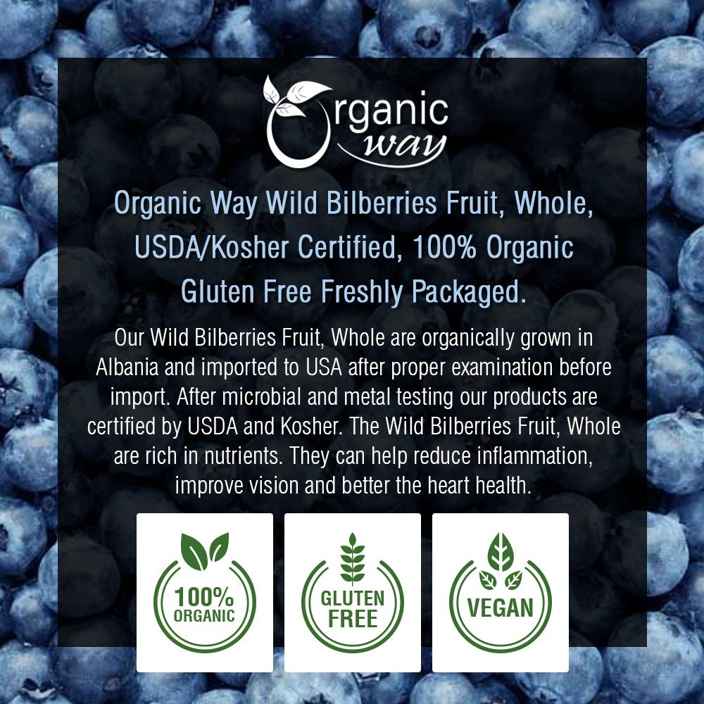 Wild Bilberries Fruit (Whole), European Wild Harvest