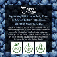 Wild Bilberries Fruit (Whole), European Wild Harvest